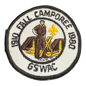 1960 Fall Camporee Boy Scout Patch 65WAC BSA Camping Troop - Picture 1 of 2