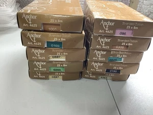 10 Boxes Anchor Stranded Cotton Thread Embroidery (1) - Picture 1 of 2