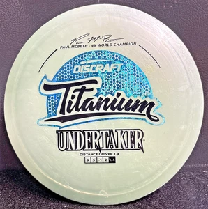 Discraft Titanium Undertaker Paul McBeth 4x No Claw 174g Used - Picture 1 of 5
