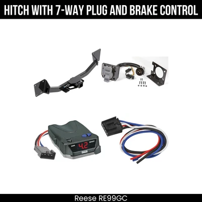 Control de freno Reese Hitch Tow PKG para 17-23 GMC Acadia 84023 receptor de 2" clase 3 Foto 1 de 4