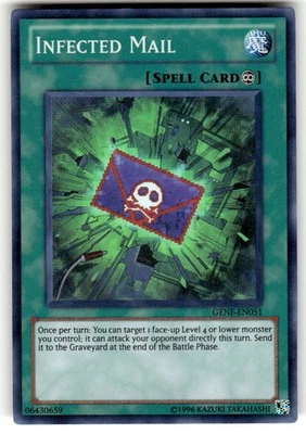 Infected Mail GENF-EN051 Generation Force Unl Edition Super Rare NM - Image 1 of 2