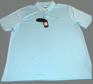 Greg Norman Men's Button Polo Golf Shirt Blue 2XL Short Sleeve XXL - Picture 1 of 11