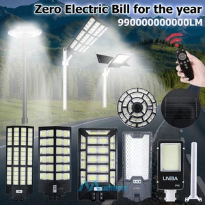 Solar Light Bulbs Pathway Motion Sensor 11000W 9000K LED Outdoor Lamps Dusk-Dawn - Picture 1 of 184