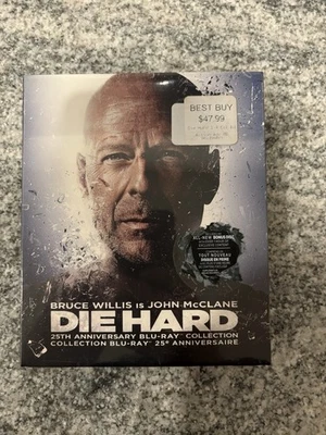 Die Hard 25th Anniversary Blu-Ray Collection NEW SEALED Box Set 4 Movies + Bonus - Image 1 of 2