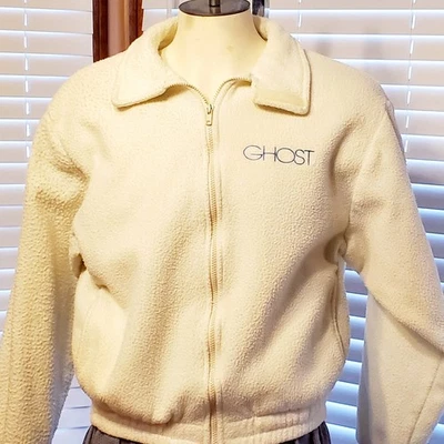 Chaqueta polar blanca promocional vintage Ghost Movie grande Patrick Swayze  Foto 1 de 3