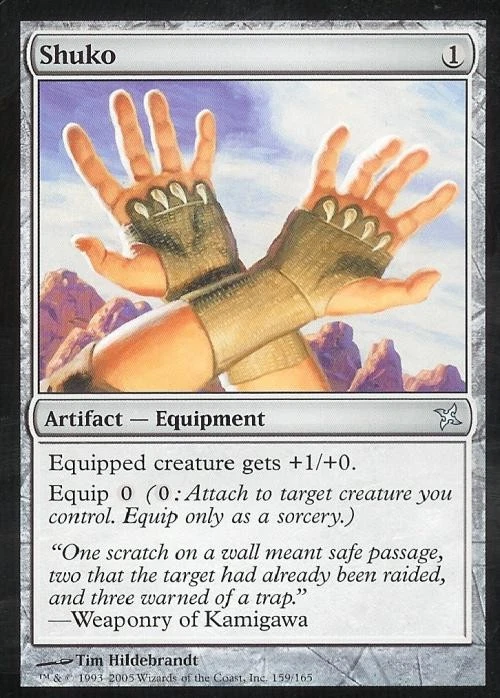 Shuko -Foil Medium Play MTG Betrayers of Kamigawa - Image 1 of 1