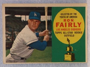 Tarjeta coleccionable de béisbol 1960 Topps Ron Fairly "All-Star Rookie" (#321) - Imagen 1 de 2
