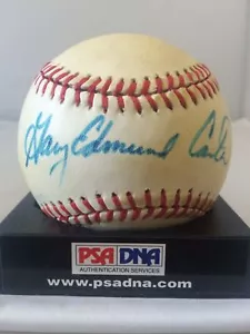Gary Carter Gary EDMUND CARTER FULL NAME SIGNED NL FEENEY BASEBALL PSA DNA - Picture 1 of 5