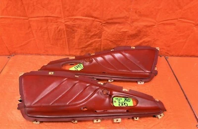 00-03 HONDA S2000 IZQUIERDA Y DERECHA TODO ROJO PANEL PUERTA INSERTOS INSERTO MOLDURA OEM 290 Foto 1 de 4