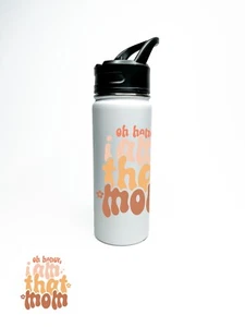 Personalisierte isolierte Edelstahl Oh Honey Im That MOM 18/32oz Hydro Flasche - Bild 1 von 6