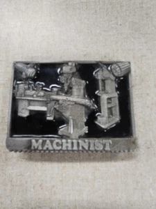 BUCKLES OF AMERICA MASTERPIECE COLLECTION MACHINIST PEWTER BELT BUCKLE 2703 BH - Picture 1 of 3
