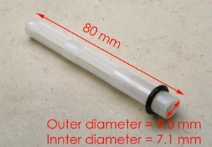 VACUUM FUEL PUMP PETCOCK  FILTER DIAMETER 9MM, LENGTH 80MM  SCOOTER,ATV,GO KART - Picture 1 of 1