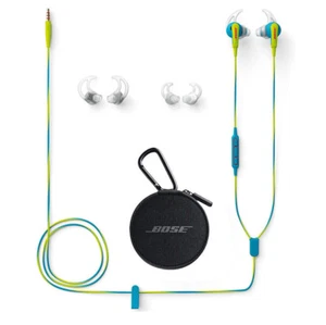 Bose SoundSport Wired In-Ear Earphones Sport Headphones With 3.5mm Jack - Blue - Picture 1 of 9