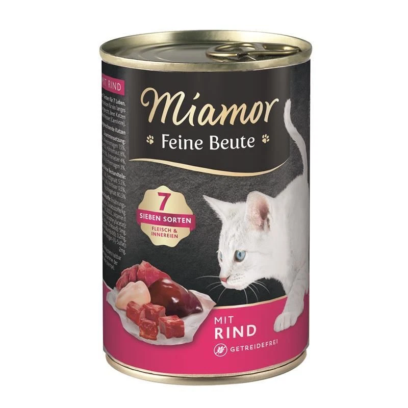 Miamor Feine Beute Rind | 12x 400g getreidefreies Katzennassfutter - Bild 1 von 1
