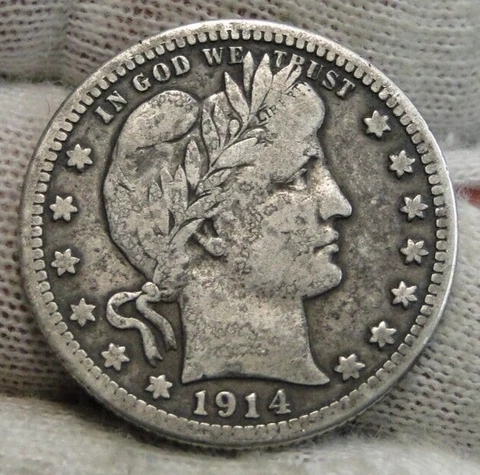 1914S Barber Quarter Cover