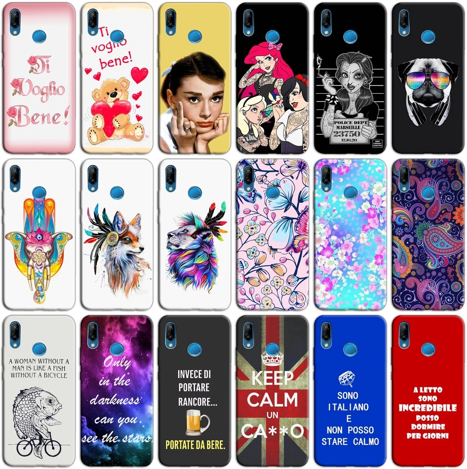 CUSTODIA COVER MORBIDA IN TPU SILICONE PER XIAOMI REDMI NOTE 7 FANTASIA R - Immagine 1 di 1