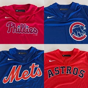 Nike DRI-FIT Jugend/Erwachsene 1-Knopf Little League Uniform 100 % authentische Trikots - Bild 1 von 21