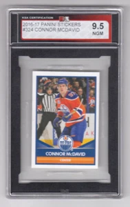 16/17 Panini NHL Sticker Edmonton Oilers Connor McDavid Sticker RC #324 KSA 9.5 - Picture 1 of 2
