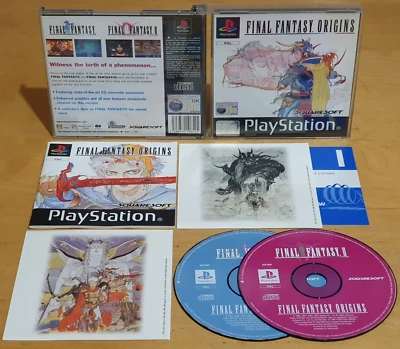 Final Fantasy Origins for Sony PS1 Playstation 1 Complete + Art Cards & In VGC - Image 1 of 4