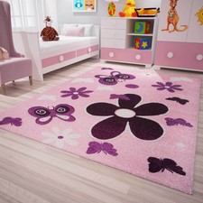 Kinderzimmer Teppiche Laufer Mit Schmetterlings Motiv Gunstig