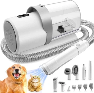 Dog Grooming Kit 7-n-1 Pet Grooming Vacuum w/4 Hair Comb 2.5L Hair Vacuum Groome - Picture 1 of 7