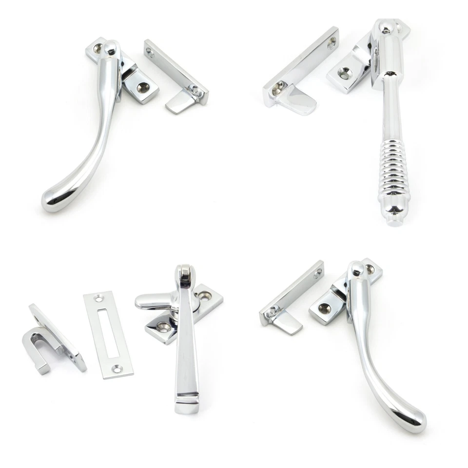 From The Anvil Polished Chrome Locking Night-Vent Window Fasteners - Image 1 of 1