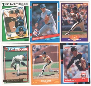 Konvolut 6 verschiedene Nolan Ryan Karten (NR12) - Bild 1 von 1