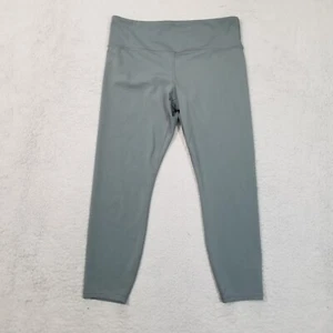 Athleta Pants Womens Large Green Elation Train 7/8 Legging Pocket Gym Yoga Jog - Picture 1 of 17