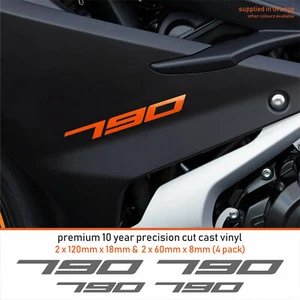 790 Calcomanías Pegatinas Premium 10 Años Vinilo Cualquier Color Universal KTM - Imagen 1 de 3