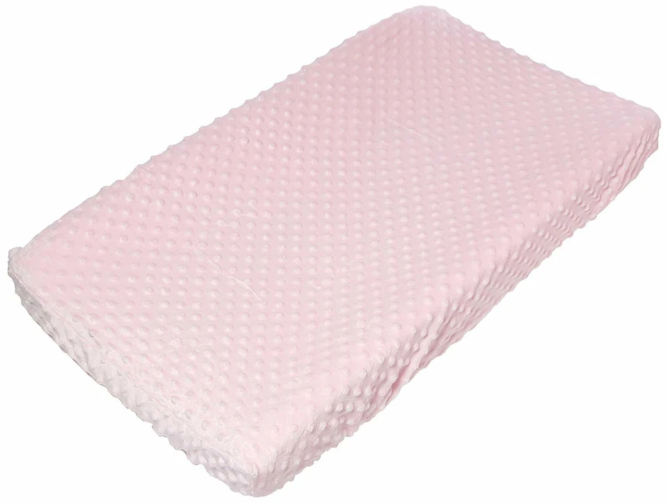 Carter's Embossed Changing Pad Cover, Solid Pink, One Size Foto 1 de 1