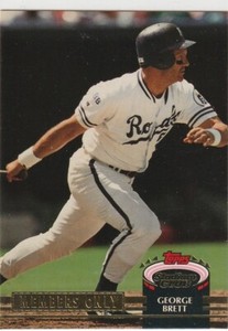 1992 Stadium Club Members Only #6 George Brett Kansas City Royals