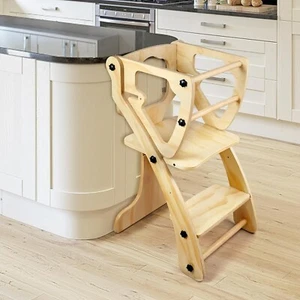 Derson 2 in 1 Toddler Kitchen Step Stool, Kids Standing Learning Tower 185 - Picture 1 of 7