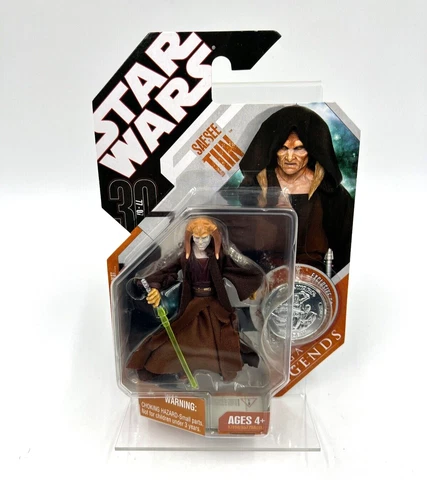 Star Wars 30th Anniversary SAESEE TIIN Saga Legends w/Silver Collector Coin MOC Cover