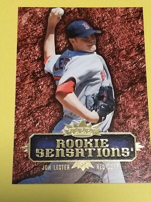 JON LESTER 2007 Fleer Rookie Sensations #RS-JL, RED SOX Free Shipping! MINT!!!! - Image 1 of 2