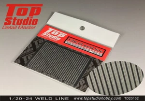 Top Studio #TD23132 1/20 - 1/24 Photo-etched Weld Line - Picture 1 of 1