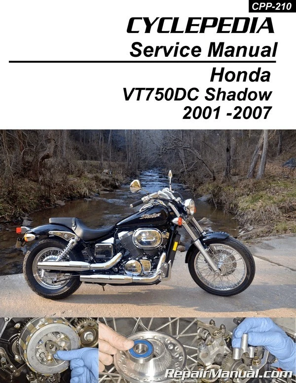 2001-2007 Honda VT750 VT750DC Shadow Spirit Motorcycle Repair Manual CPP-210 - Image 1 of 1