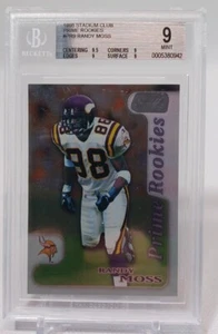 1998 Stadium Club Prime Rookies #PR9 Randy Moss BGS 9 - Bild 1 von 2