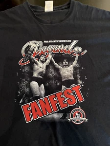 2014 Legends Wrestling Charlotte Fanfest T-Shirt, Size: Men's XL - Picture 1 of 5