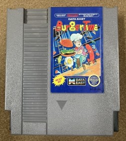 NES Game Burgertime Clean Label untested