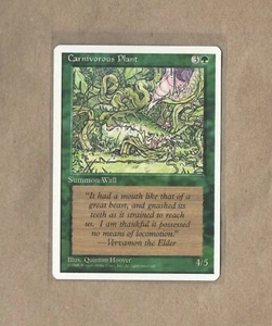 Magic the Gathering - MTG 4th Edition - Carnivorous Plant - Picture 1 of 2