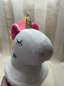 The Unicorn SNOWCONE Rainbow Mane Plush 13" - Picture 1 of 3