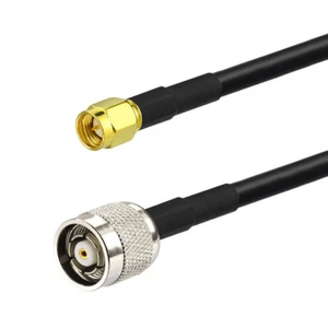 Bingfu SMA Male to RP-TNC Male RG58 RF Coaxial Pigtail Extension Cable 35cm - Picture 1 of 3