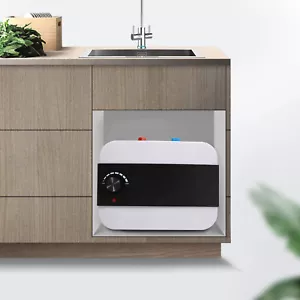 Scaldabagno Elettrico Istantaneo 1,5KW Sotto Lavello Piccolo Serbatoio Acqua Cucina 6L - Foto 1 di 19