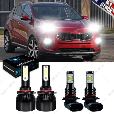 Faro LED alto/bajo para KIA SPORTAGE 2017 2018 2019 2020 + bombillas antiniebla 4X Foto 1 de 4