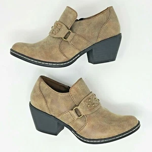 Banana Blues Stella Womens Ankle Boot Size 9.5B, Tan Western Boho Style 740558 - Picture 1 of 7