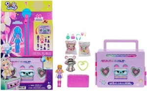 Polly Pocket Disco Dance Fashion Reveal Doll & Playset with Unboxing Surprises - Picture 1 of 6
