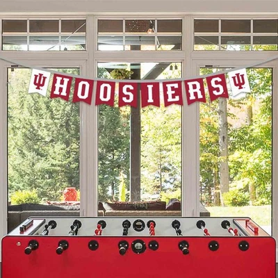 Indiana Hoosiers Banner Flags On A String - Image 1 of 4