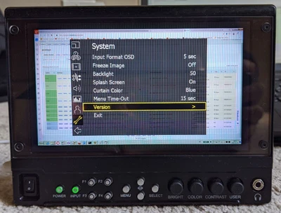 Marshall V-LCD70MD-3G HDMI /SDI 7" Field Monitor with MD-3GE Input Module - Image 1 of 4
