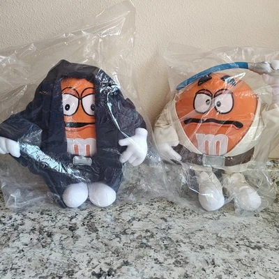 Lote de Peluche Vintage 2005 M&M's Star Wars Personaje Naranja Jedi Sith 13" Nuevo Precintado Foto 1 de 4