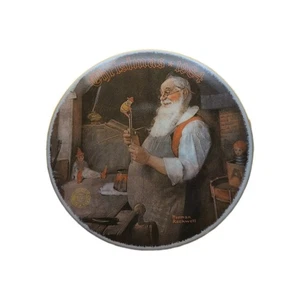 Norman Rockwell 1984 Santa in His Workshop Plate Knowles Christmas #11 In Series - Picture 1 of 4